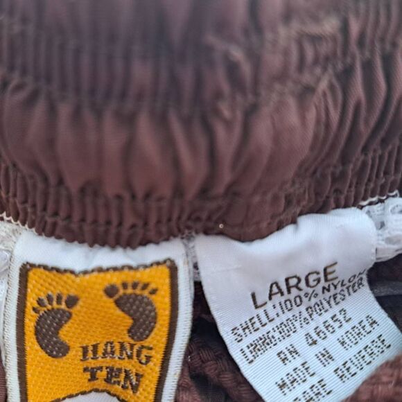 Hang Ten Vintage 90s Swim Trunks size Large - Picture 5 of 6